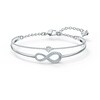 Thumbnail Image 0 of Swarovski Rhodium Plated Crystal Infinity Bracelet