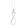 Thumbnail Image 1 of Sterling Silver 0.10ct Diamond Infinity Pendant