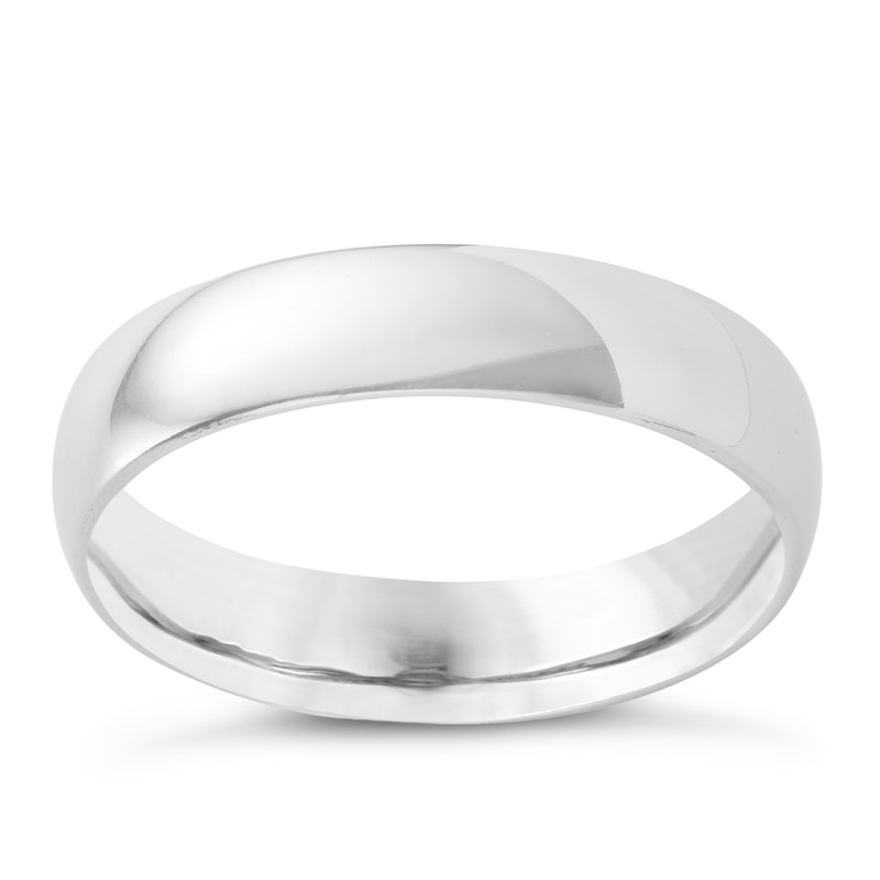 Platinum 5mm Super Heavyweight Court Ring