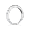 Thumbnail Image 1 of Platinum 0.50ct Diamond Crossover Eternity Ring
