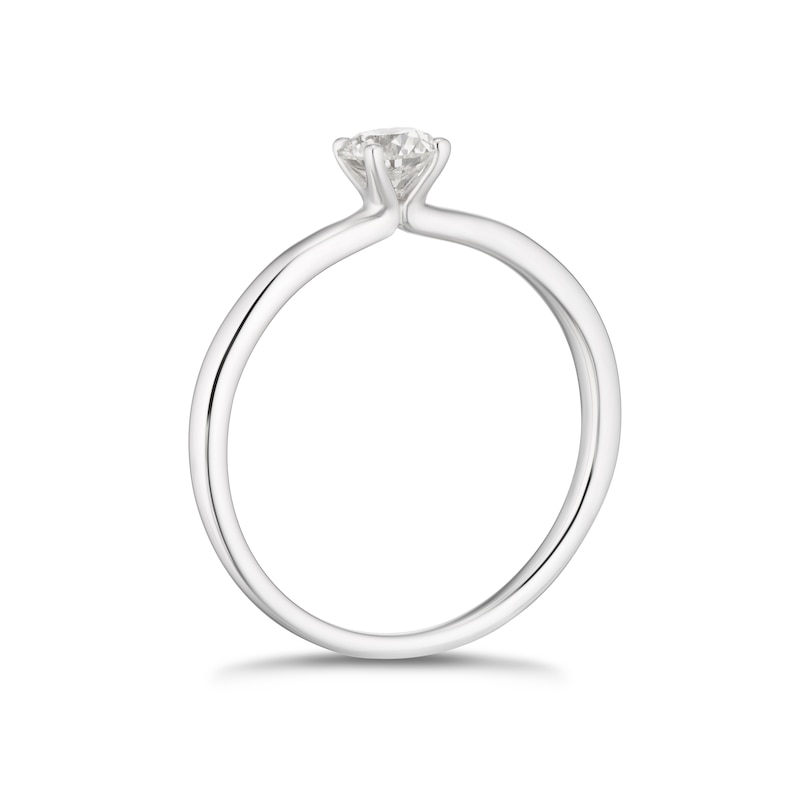 Main Image 2 of 18ct White Gold 1/3ct Diamond Solitaire Ring