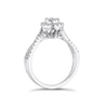 Thumbnail Image 1 of 18ct White Gold 0.50ct Total Diamond Pear Halo