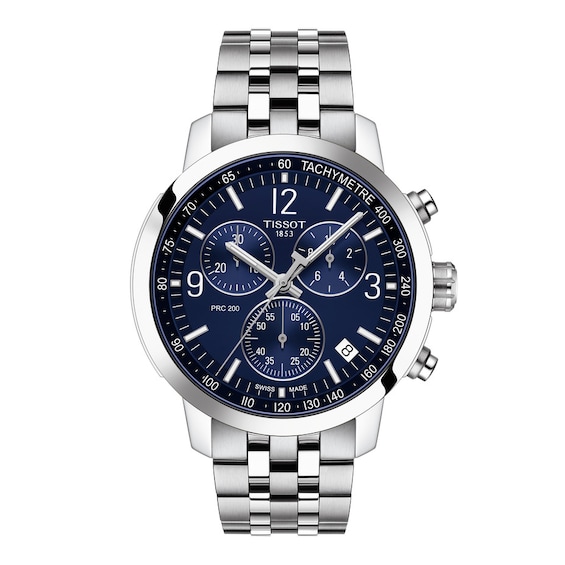 Men's Tissot Prc 200 Chronograph Stainless Steel Watch