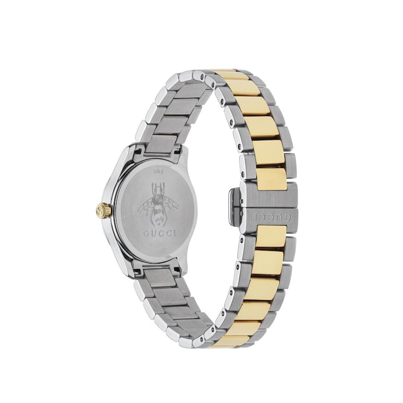 Gucci G-Timeless  Cat Dial & Two-Tone Bracelet Watch