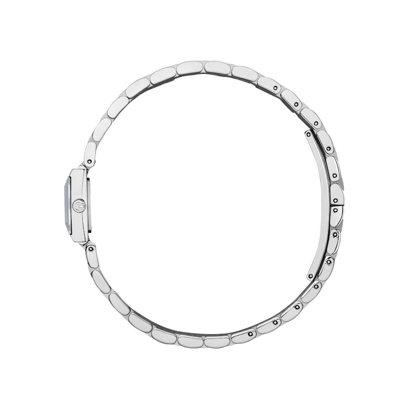 Gucci G-Frame Diamond Black Stainless Steel Bracelet Watch