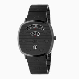 Gucci Grip Black Dial Bracelet Watch