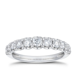 Platinum Gradient Eternity 0.75ct Diamond Ring