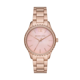 Michael Kors Layton Rose Gold Tone Bracelet Watch