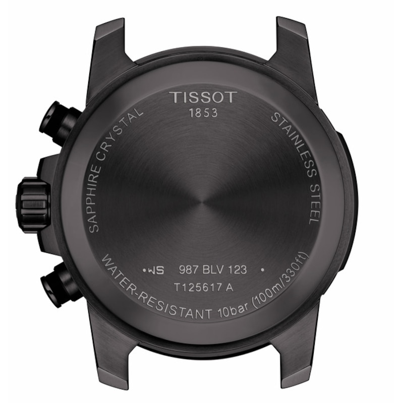 Tissot SuperSport Chrono Black IP Bracelet Watch