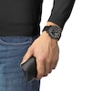 Thumbnail Image 3 of Tissot SuperSport Chrono Black IP Bracelet Watch
