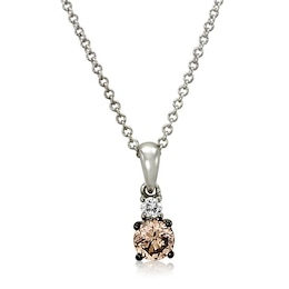 Le Vian 14ct White Gold 0.29ct Chocolate Diamond Pendant