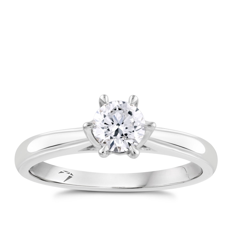 Arctic Light Platinum 0.50ct Diamond Solitaire Ring