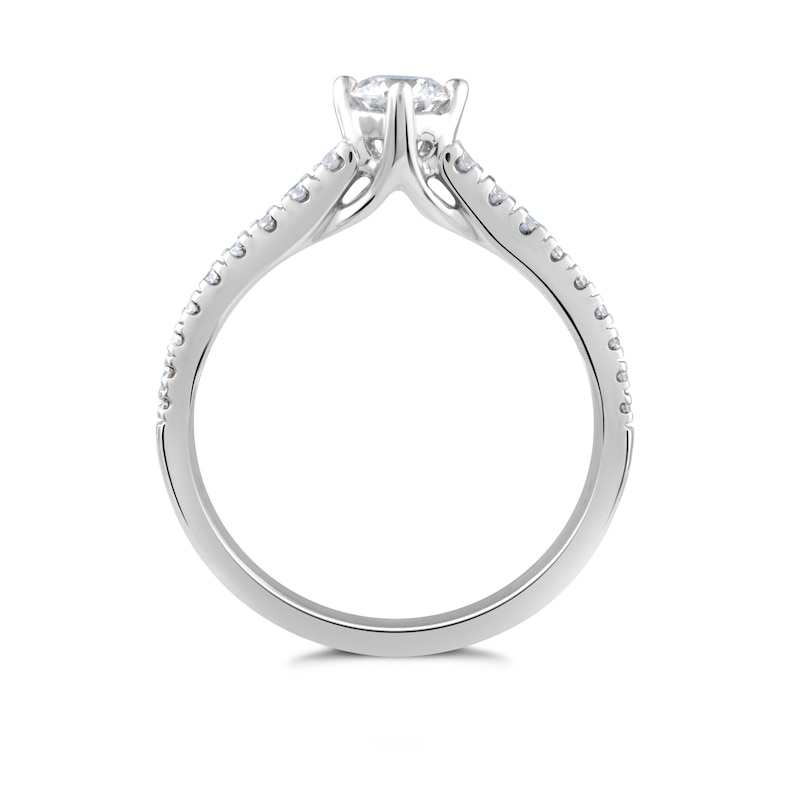 Main Image 3 of Platinum 0.50ct Diamond Ring