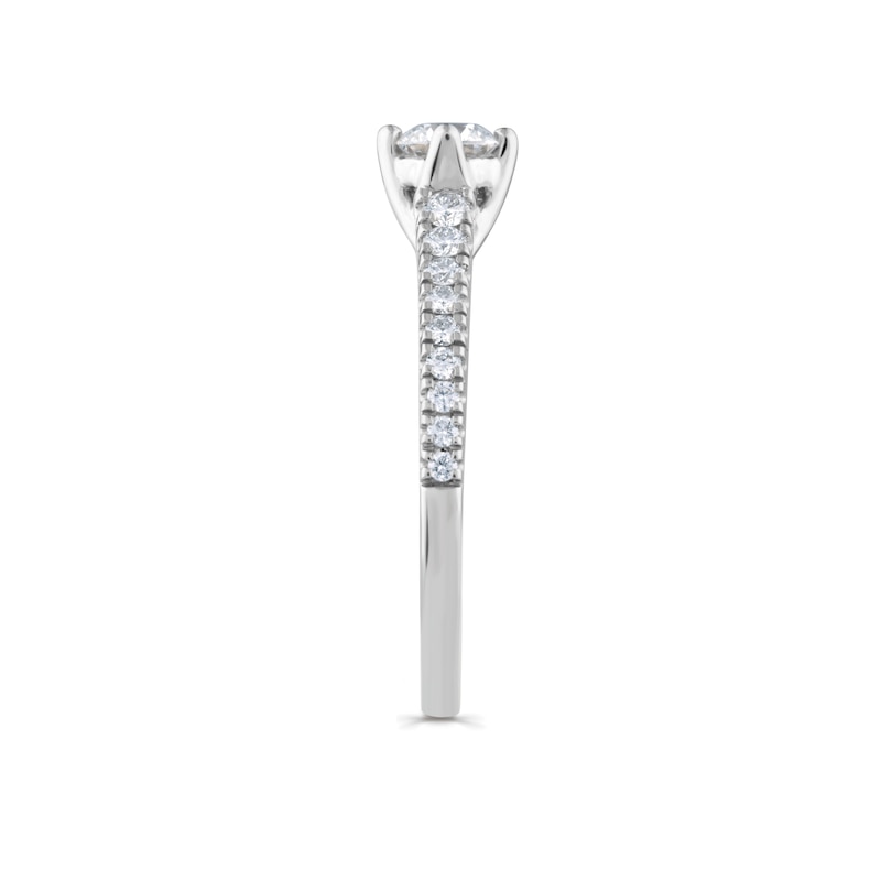 Main Image 4 of Platinum 0.50ct Diamond Ring