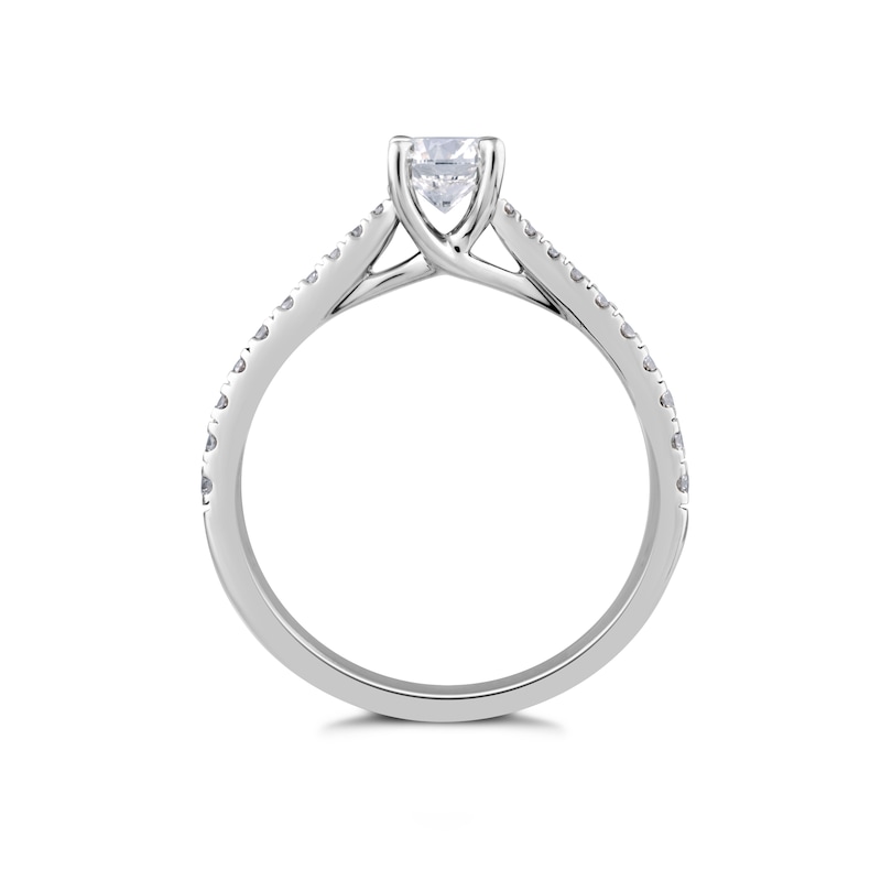 Arctic Light Platinum 0.66ct Total Diamond Ring