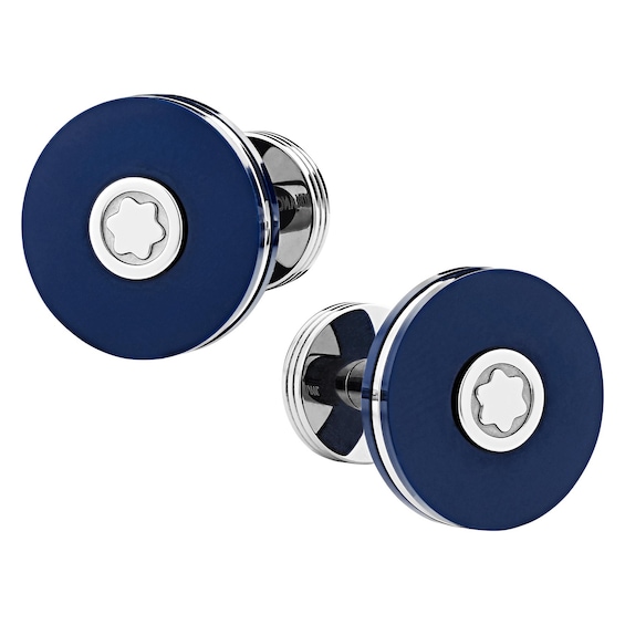 House of Watches - Montblanc Blue Pix Cufflinks 123812 - Image 2