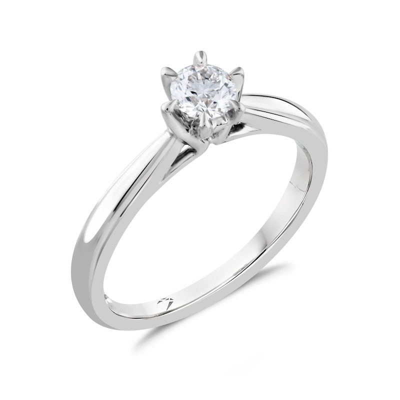 Arctic Light Platinum 0.30ct Diamond Solitaire Ring