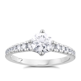 platinum engagement ring 