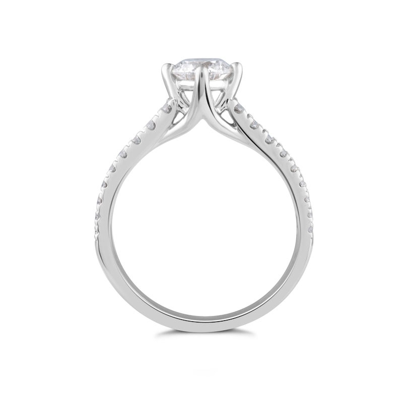 Arctic Light Platinum 1ct Diamond Compass Claw Ring