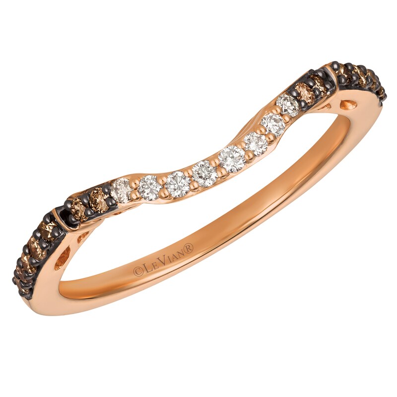 Le Vian 14ct Rose Gold 0.18ct Chocolate Diamond Ring Ernest Jones