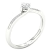 Thumbnail Image 3 of Engagement Ring The Diamond Story 18ct White Gold 0.20ct Total Diamond Ring