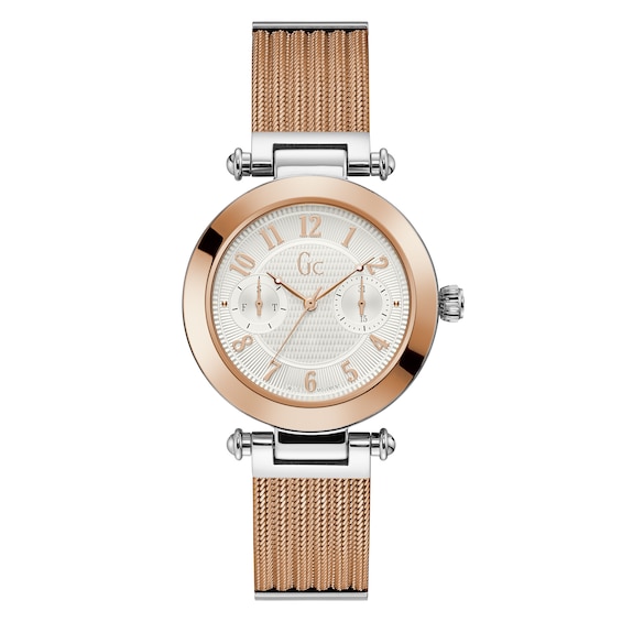 Gc Primechic Ladies’ Two Tone Bracelet Watch
