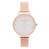 Thumbnail Image 0 of Olivia Burton Celestial Rose Gold-Tone Mesh Bracelet Watch