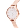 Thumbnail Image 2 of Olivia Burton Celestial Rose Gold-Tone Mesh Bracelet Watch