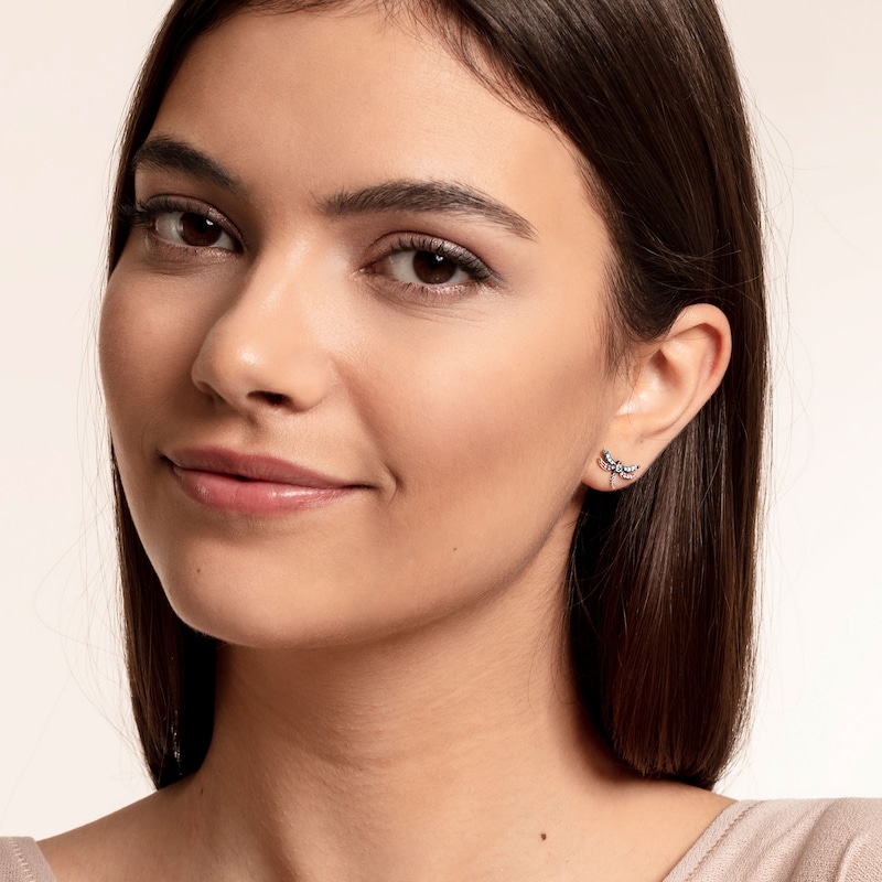 Main Image 2 of Thomas Sabo Paradise Dragonfly 925 Sterling Silver Earrings