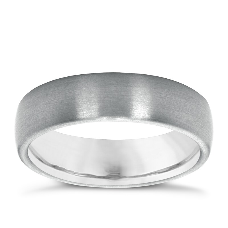 Men's Titanium 6mm Matt Ring