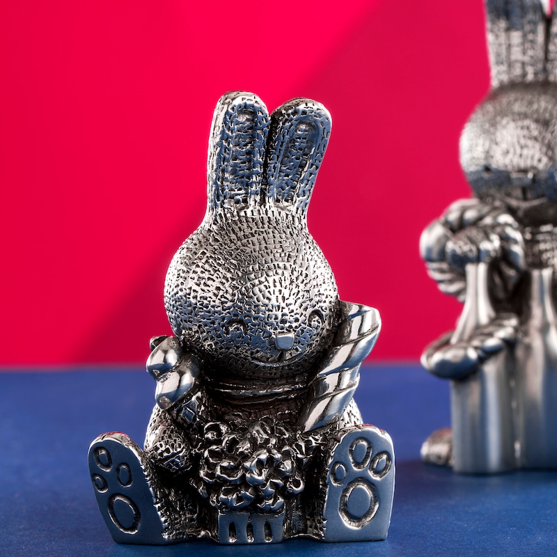 Royal Selangor Children's Bunny Ice Cream Figurine