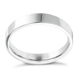 Platinum Extra Heavy Flat Court 5mm Ring