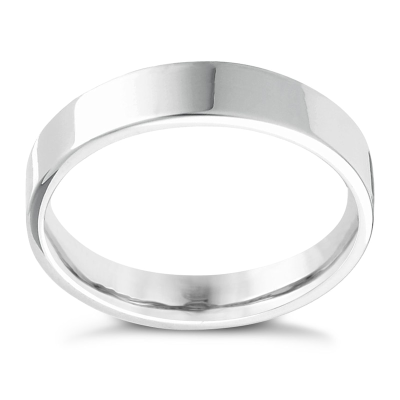 Platinum Extra Heavy Flat Court 6mm Ring