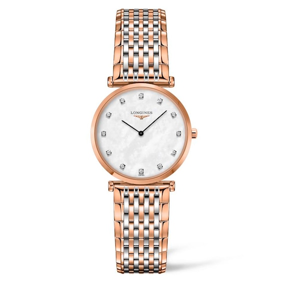Longines La Grande Classique Ladies’ Diamond Two-Tone Watch