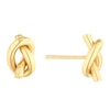 Thumbnail Image 0 of 9ct Yellow Gold Hand Tied Knot Stud Earrings