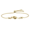 Thumbnail Image 1 of 9ct Yellow Gold 7" Knot Adjustable Bracelet
