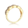 Thumbnail Image 1 of Le Vian 14ct Yellow Gold 0.80ct Total Diamond Wave Ring
