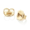 Thumbnail Image 3 of 14ct Yellow Gold 0.29ct Nude Diamond & Emerald Stud Earrings