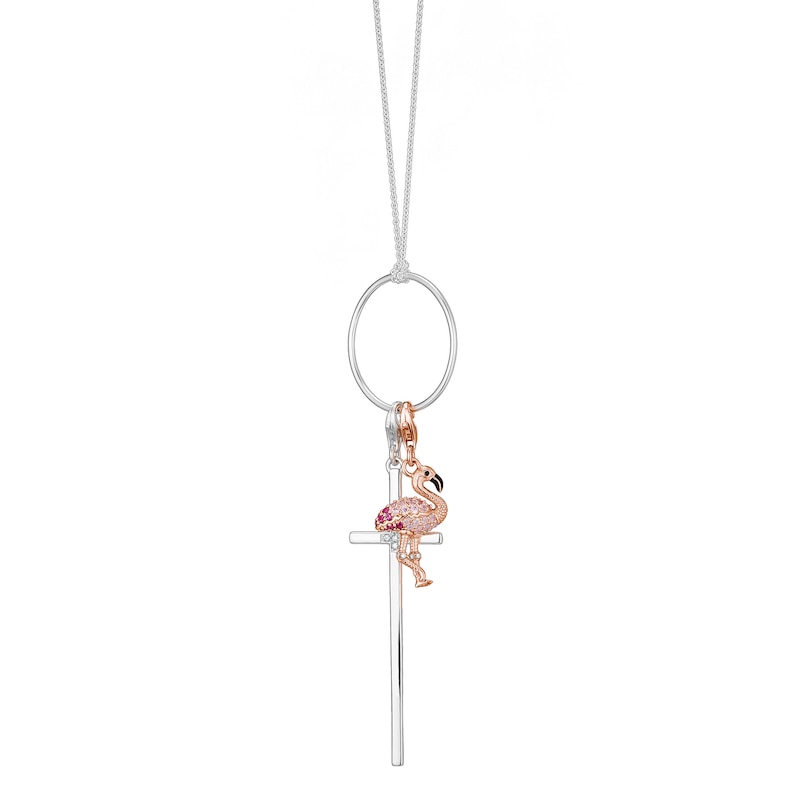 Thomas Sabo Charm Club Sterling Silver Long Charm Necklace