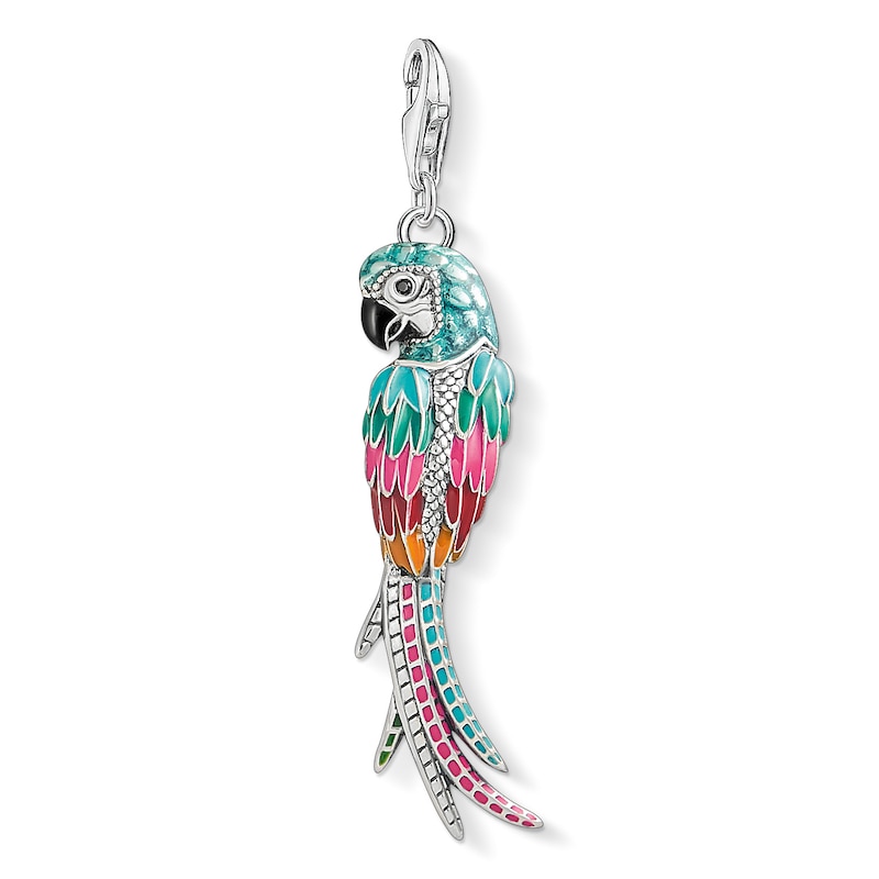 Thomas Sabo Charm Club Silver Ornamental Parrot Charm