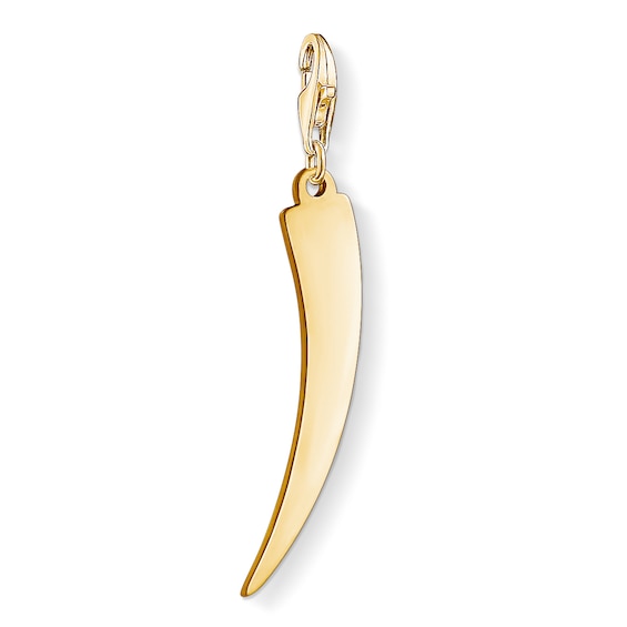 Women's Thomas Sabo Yellow Gold Plated Horn Charm