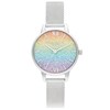 Thumbnail Image 0 of Olivia Burton Rainbow Glitter Dial Stainless Steel Watch