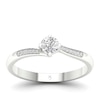 Thumbnail Image 1 of Engagement Ring The Diamond Story 18ct White Gold 0.30ct Total Diamond Ring