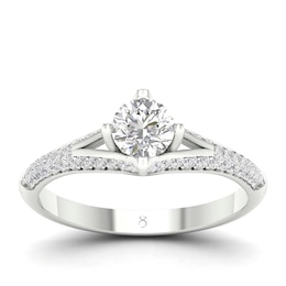 The Diamond Story 18ct White Gold 3/4ct Diamond Ring
