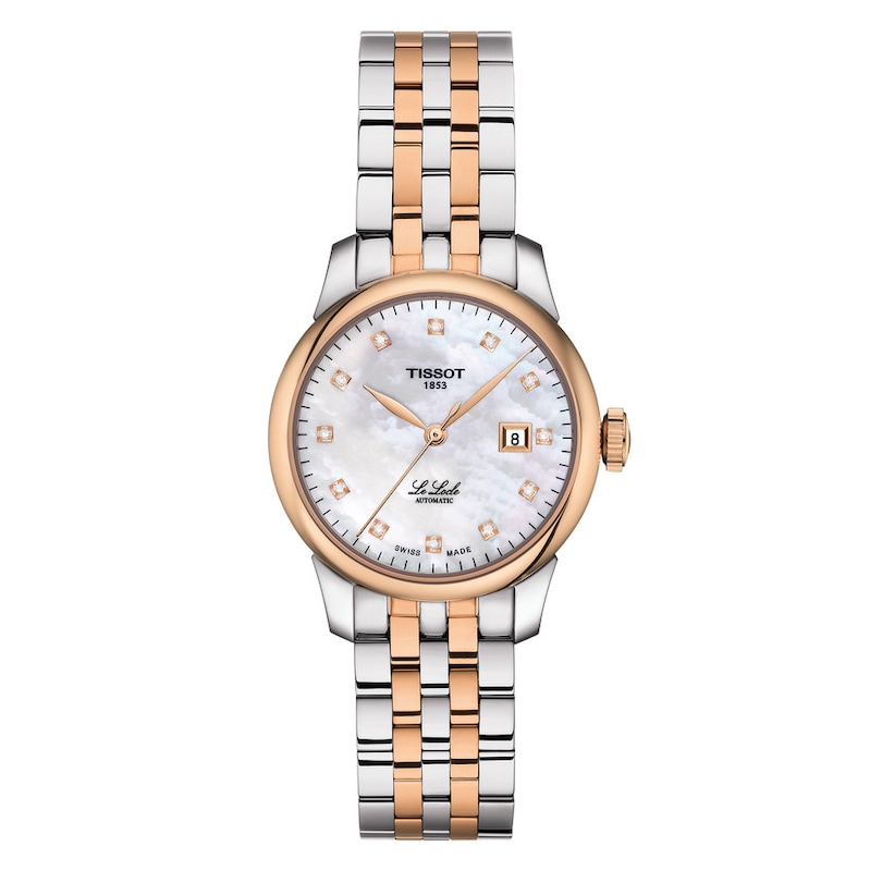 Tissot Le Locle Ladies' Rose-Gold-Tone & Stainless Steel Watch