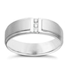 Thumbnail Image 0 of Men's 9ct White Gold 0.10ct Diamond Ring