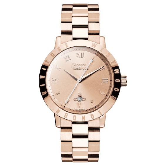 Vivienne Westwood Ladies’ Rose Gold Plated Bracelet Watch