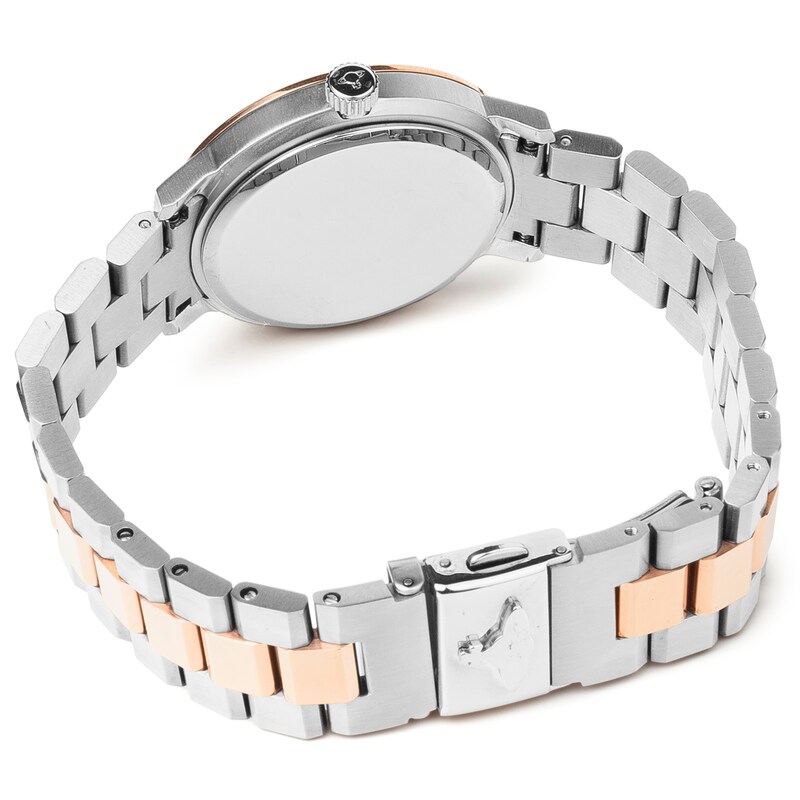 Main Image 3 of Vivienne Westwood Bloomsbury Silver Dial & Two Tone Bracelet Watch