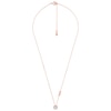 Thumbnail Image 1 of Michael Kors 14ct Rose Gold Plated Silver CZ Necklace