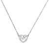 Thumbnail Image 0 of Michael Kors Sterling Silver Heart Logo Necklace
